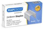 Rapesco Tűzőkapocs 24/6 - 1000 db - Horganyzott (S24607Z3)