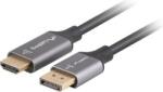 Lanberg Кабел Lanberg display port (M) -> HDMI(M) cable 1.8m, black (CA-DPHD-20CU-0018-BK)