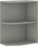 Tempo Sarokszekrény Polcokkal, Alsó, Szürke, Prado 30 D Zak BB