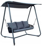  Garten-Schaukelbett Anthrazit - 3 személyes - 180x139x185cm