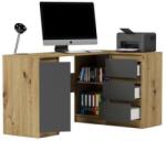 Mobene Masa computer moderna coltar N12 - stejar artizanal - antracit