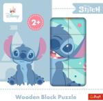 Trefl Puzzle din lemn Trefl - Lilo și Stitch, 9 piese (62083) Puzzle