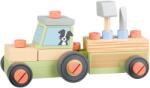Orange Tree Toys Set de joaca din lemn Orange Tree Toys - Tractor asamblat, 25 piese (OTT12801) Set bricolaj copii