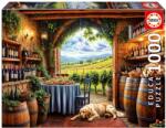 Educa Puzzle Educa din 1000 piese - Câini și vin (EDU20292) Puzzle