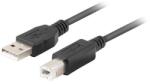 Lanberg Кабел Lanberg Cable USB-A(M)->USB-B(M) 2.0 Ferrite 1.8m Box Black (CA-USBA-15CU-0018-BK) - computermarket