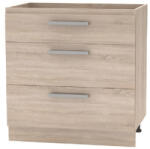 Tempo Alsószekrény 80, Tölgy Sonoma, Nova Plus NOPL-064-0S