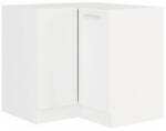 Tempo Alsó Sarokszekrény, Fehér, Split 89x89 Dn 1F BB
