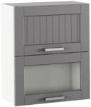 Tempo Felső Szekrény, Sötétszürke/Fehér, Julia Typ 8