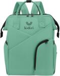Kidizi Geanta mamici cu prindere pentru carucior Kidizi Mova Mint, model tip rucsac, 10 compartimente, include buzunar termic (5949551916673)