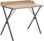 TEMPO KONDELA Számítógépasztal, Tölgy/Fekete, Ofis