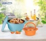 Heinner Set 3 Caserole Termice 2+4+6l, Belly Blue