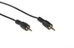 ACT Audio connection cable 1x 3, 5 mmm jack male to 1x 3.5mm stereo jack male 1, 5m Black AK2035 (AK2035)