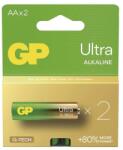GP Batteries GP B02212 Ultra alkáli elem AA (LR6) 2db/bliszter (B02212) - pcx