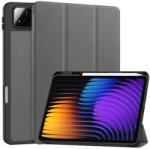 Gigapack Xiaomi Pad 8 Pro / Pad 8 / Pad 7 Pro GIGAPACK Tok álló, bőr hatású aktív FLIP, ceruza tartó, SÖTÉTSZÜRKE GP-168365 (GP-168365)