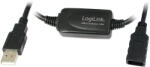 LogiLink USB 2.0 cablu prelungitor negru 10m