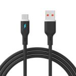 Akyga AK-USB-62 Cablu USB-A la USB-C 18W 1m Negru (AK-USB-62)