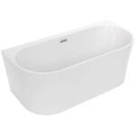 SPATIO Cada freestanding semirotunda Spatio Sola acril 160x75 cm, alb (CP-00330) - bagno