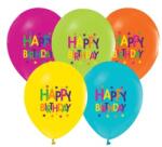 Godan Happy Birthday feliratos, csillagos luficsomag, 30 cm - 5 db