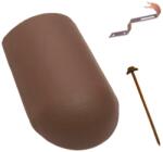 Terrán Danubia kezdő kúpcserép ColorSystem barna (rögzítővel és csavarral) (543401)