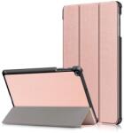 Gigapack Samsung Tab A 10.1 LTE (2019) GIGAPACK Tok álló, bőr hatású FLIP, asztali tartó, ROZÉARANY GP-87895 (GP-87895)