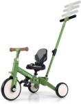  Detská trojkolka 5v1 Milly Mally Optimus Max s vodiacou tyčou green (5907090700245)