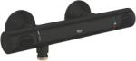 GROHE Precision Flow zuhanycsaptelep fal z termosztáttal fekete 348402430 (348402430)