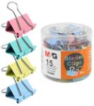 M&G Clip Binder M&G - colorat (15 mm), 60 buc