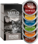 Wild Freedom 6x85g Wild Freedom Adult tálcás nedves macskatáp- Vegyes csomag