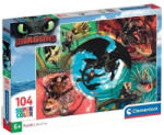 Clementoni 25035 Super Color puzzle - Így neveld a sárkányodat (104 db) (25035)