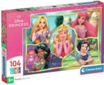 Clementoni 25057 Super Color puzzle - Disney Hercegnők (104 db) (25057)