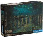 Clementoni 37095 Museum Collection Compact puzzle - Van Gogh: Csillagos éj a Rhône felett (1000 db) (37095)