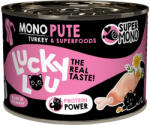 Lucky Lou 6x200g Lucky Lou SuperMono2 pulyka nedves macskaeledel