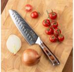 Gudaro - Damaszk Santoku konyhakés FENG 7, 5", 67 rétegű acél, hossza 18 cm GD15-H2 (GU0002)