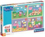 Clementoni 21516 Super Color 4 az 1-ben puzzle Peppa malac (21516)