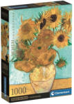Clementoni 39966 Museum Collection Compact puzzle - Van Gogh Napraforgók (1000 db) (39966)