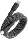 Ttec Data кабел ttec AlumiCable Stick USB-C - USB-C Magnetic 100cm 60W Fast Charge Cable - Черен