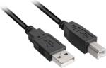 Sharkoon 4044951015276 USB kábel 3 M USB 2.0 USB A USB B Fekete (4044951015276) (4044951015276)