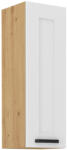 Tempo Felső Szekrény, Fehér/Artisan Tölgy, Lula 30 G-90 1F