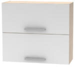 Tempo Billenő Felsőszekrény 2DV, Tölgy Sonoma/Fehér, Nova Plus NOPL-015-OH