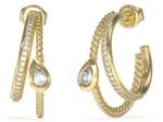 Guess Cercei Guess 4G Light cu cristale JUBE05244JWYGT-U