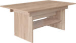 TEMPO KONDELA Kerekihúzható ÉtKerekező-/Dohányzóasztal, Sonoma Tölgy, 120/160x70 cm, LavKereko New