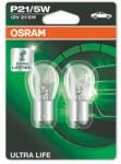 OSRAM P21/5W BAY15D Ultra Life halogén izzó 7528ULT-2BL DUO BOX