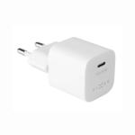 FIXED Mini Travel Charger USB-C Hálózati töltő - Fehér (30W) (FIXC30M-C-WH) (FIXC30M-C-WH)