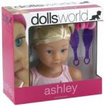 Dolls World Ashley fésülhető babafej kiegészítőkkel - Ajánlott: 3-6 éves korig lányoknak (32127) (32127)