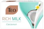 Teo Sapun Solid Teo Rich Milk Coconut, cu Lapte de Cocos, 90 g