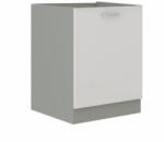 Tempo Alsó Szekrény, Fehér Magas Fényű Fehér, Prado 60 D 1F Zb