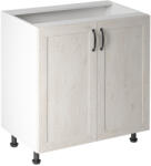 Tempo Alsószekrény, Fehér/Sosna Északi, Royal D80