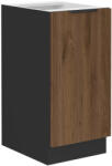 Tempo Alsó Szekrény, Okapi Dió/Fekete, Menzo 40 D 1F BB