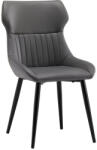 TEMPO KONDELA Étkezőszék, Sötétszürke/Fekete, Sagara - fizz