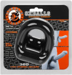 OXBALLS - inel pentru penis și testicule - silicon negru (840215118844) Inel pentru penis